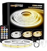 COB LED Strip Lights, Tunable White 2700K-6500K COB Light Strip with RF Remote, 3040 LEDs, CRI90+...