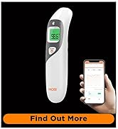 MOBI-Smart Dualscan Ear + Forehead Bluetooth Thermometer