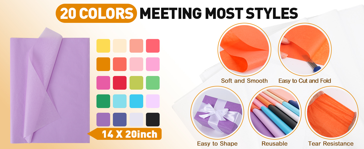 Colored Tissue Paper