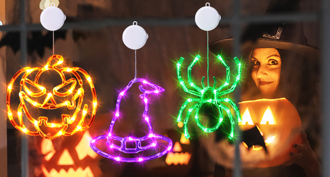 battery operated halloween lights