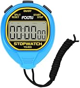 FCXJTU Digital Simple Stopwatch Timer, No Bells, No Alarm, Simple Basic Operation, Silent, Clear ...