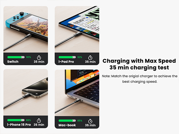 mac book fast charging cable high speed auto cable usb c retractable