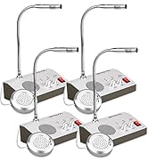 Retevis Case of 4, RT-9908 Bank Counter Window Intercom System,Louder Speaker,Volume Control,Scho...
