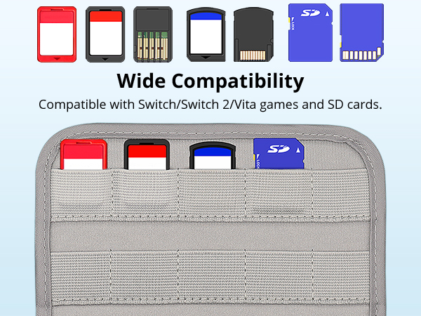 sisma game organizer for nintendo swtich 2 game cards