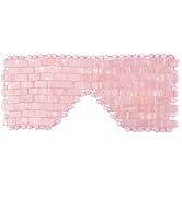 ideayard Rose Quartz Eye Mask, Cooling Jade Eye Mask 100% All Natural Crystal Eye Mask for Facial