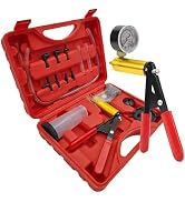 KAUEGOW Hand Held Vacuum Pump Brake Bleeder Kit, Automotive Brake and Clutch Bleeding System with...