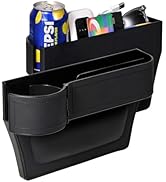 Hiseanllo Car Seat Gap Filler Organizer, 2 Pack Multifunctional Car Seat Organizer with Adjustabl...