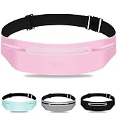 MOVOYEE Fanny Pack for Women Fashionable Crossbody Bags, Slim Running Belt Bag Large Waist Bag fo...