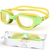 Zeligerstar Kids Swim Goggles,Swimming Goggles for Kids 6-14, Anti-Fog UV Protection Pool Goggles...