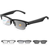 GenXenon Smart Glasses for Women Men, Anti-blue Light Photochromic Lenses, Open-ear Half-frame De...