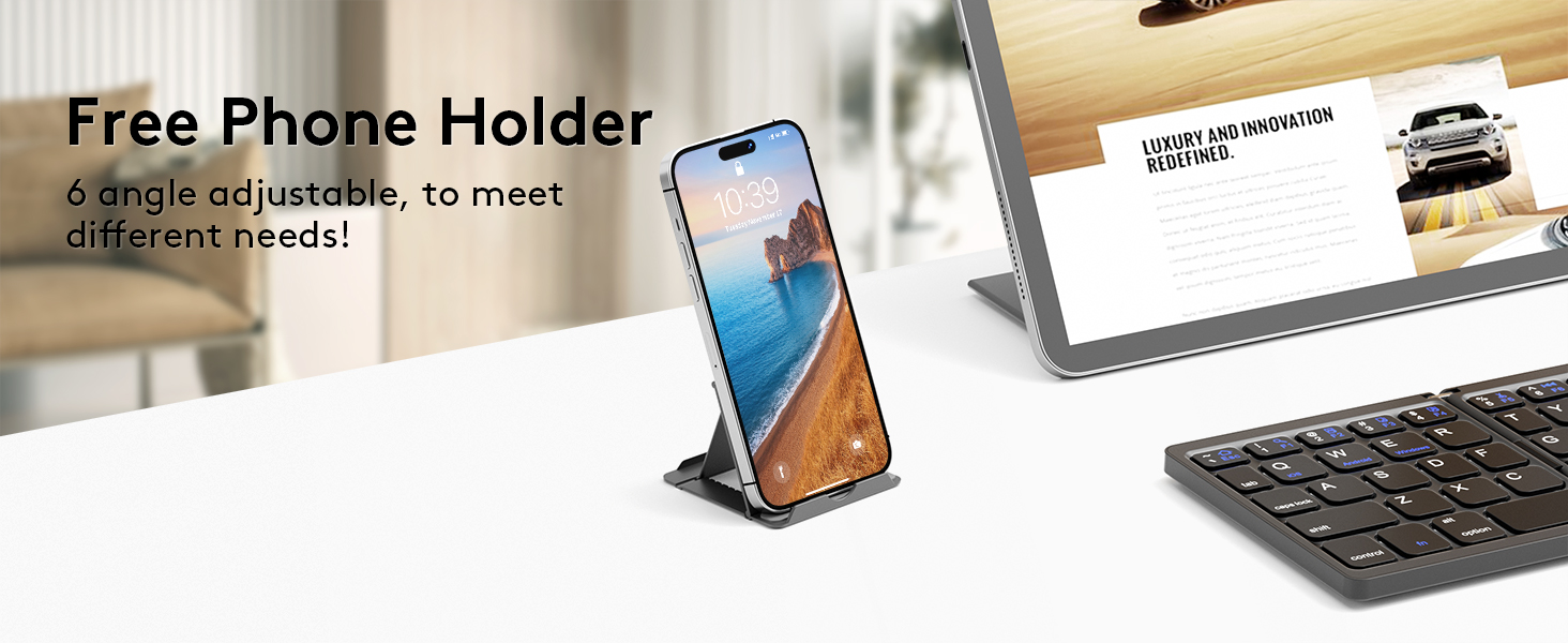 Free phone holder