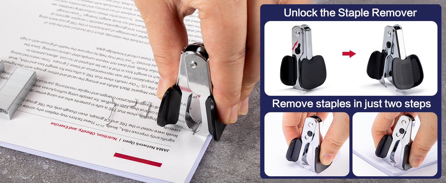 stapler with staples