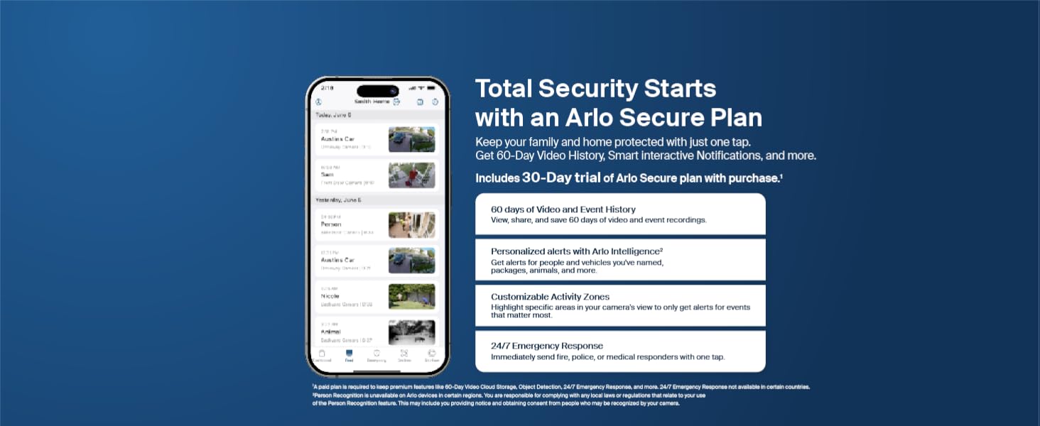 Arlo Secure plan