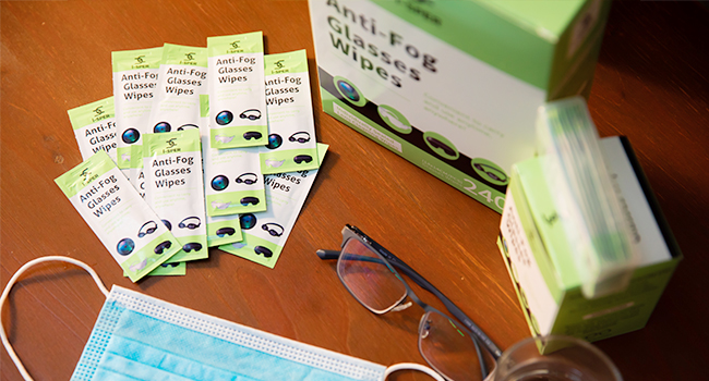 anti fog galsses wipes