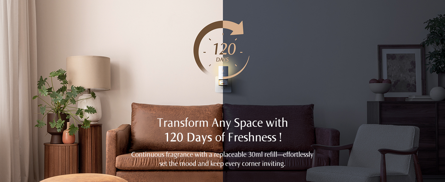 Transform Any Space with 120 Days of Freshness!