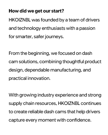 dash cam brand founded by drivers; reliable dash cams