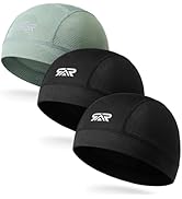 THINDUST 3Pcs Camo Breathable Mesh Skull Cap Cooling Moisture-Wicking Motorcycle Cycling Helmet L...