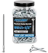 Pocket Hole Screws 1-1/2 Inch, Fixlink Pocket Screws #8 X 1-1/2