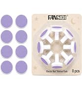 Fansidi Official Color-Matched Replacement Pads for Baby Nail Trimmer, Blister-Packed 8-Pack, Sui...