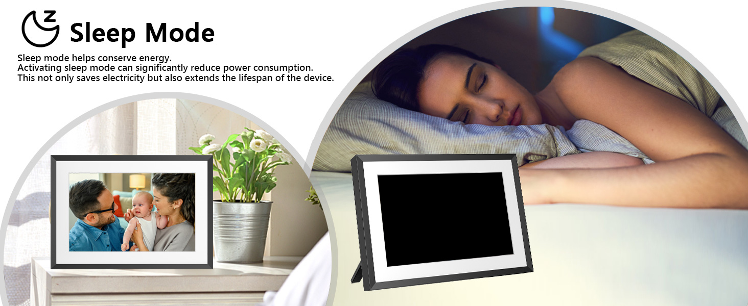 32GB FRAMEO 10.1 Inch WiFi Digital Photo Frame