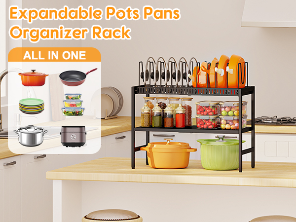 pots and pans organizer
