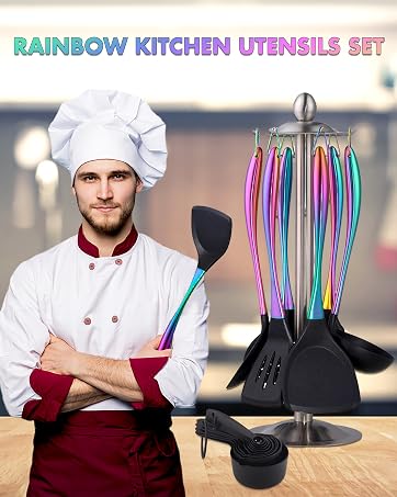 RAINBOW KITCHENUTENSILS SET