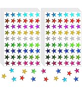1620 Pack, 9 Colors, Small Foil Star Stickers for Kids Reward Home, School, Bar, DIY and Office D...