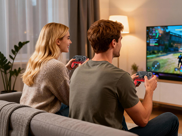 play controller with friend at home