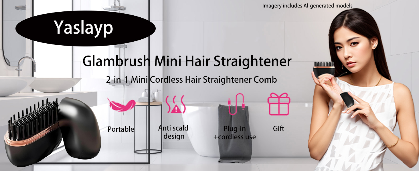 Glambrush Mini Hair Straightener