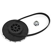 WH03X32217 Washer 1/2 HP Motor Pulley and Nut with WH01X24180 Belt Compatible with GE, Replacemen...