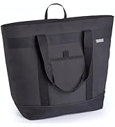 Jumbo Insulated Cooler Bag (Black) with HD Thermal Insulation - Premium, Collapsible Soft Cooler ...