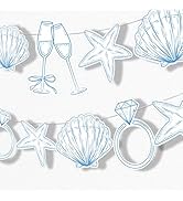 Big Dot of Happiness Last Toast on The Coast Banner, Beach Bridal or Bachelorette Party Decor, 30...