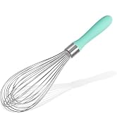 18/8 Stainless Steel Balloon Whisk, Doosu Kitchen Whisk for Cooking Handheld Egg Beater with Rust...