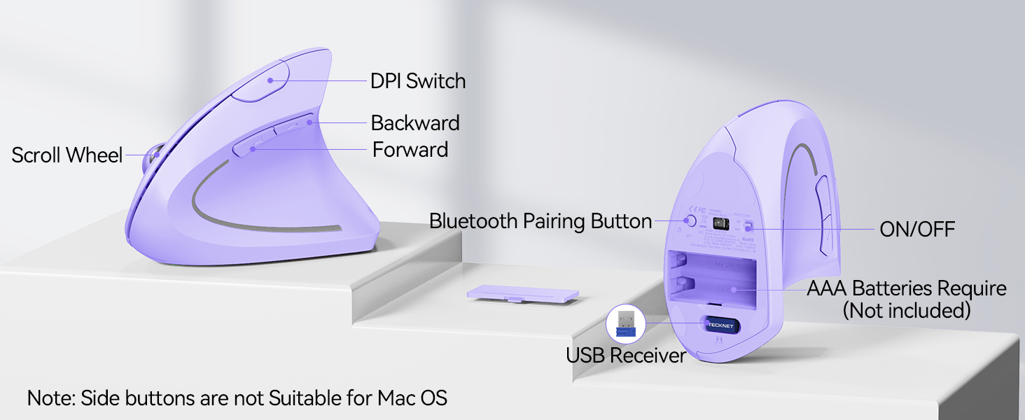 ergonomic wireless mouse