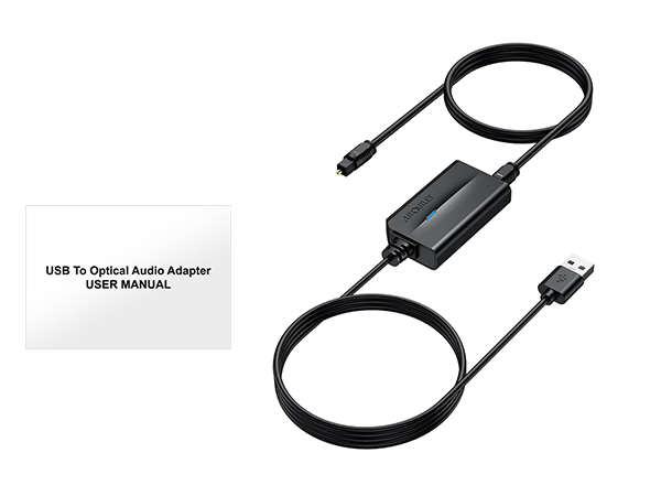 USB to Optical Audio Adapter
