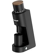 Burr Coffee Grinder,Wirsh Electric Single Dose Coffee Grinder Geimori GU38 with 38mm 6-Core Conic...