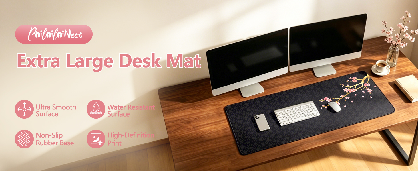 Cherry blossoms office mouse pad