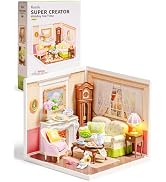 Rolife Super Creator Kits, Tiny House Building Blocks for Little Dolls, DIY Plastic Mini House Mo...