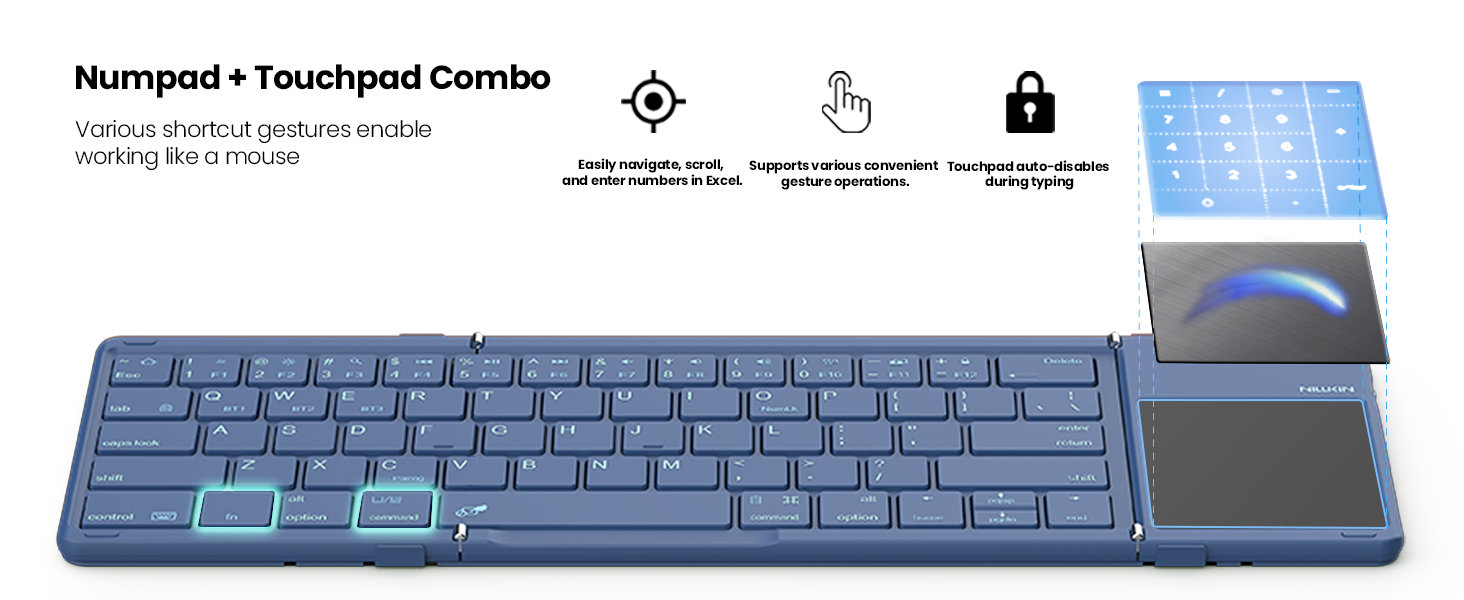Numeric Keypad & Touchpad Combo