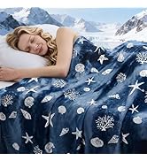 PFASDFW Cooling Blanket Throw Size (50"x70"), Double Sided Ice Cold Blanket for Hot Sleepers, Tra...