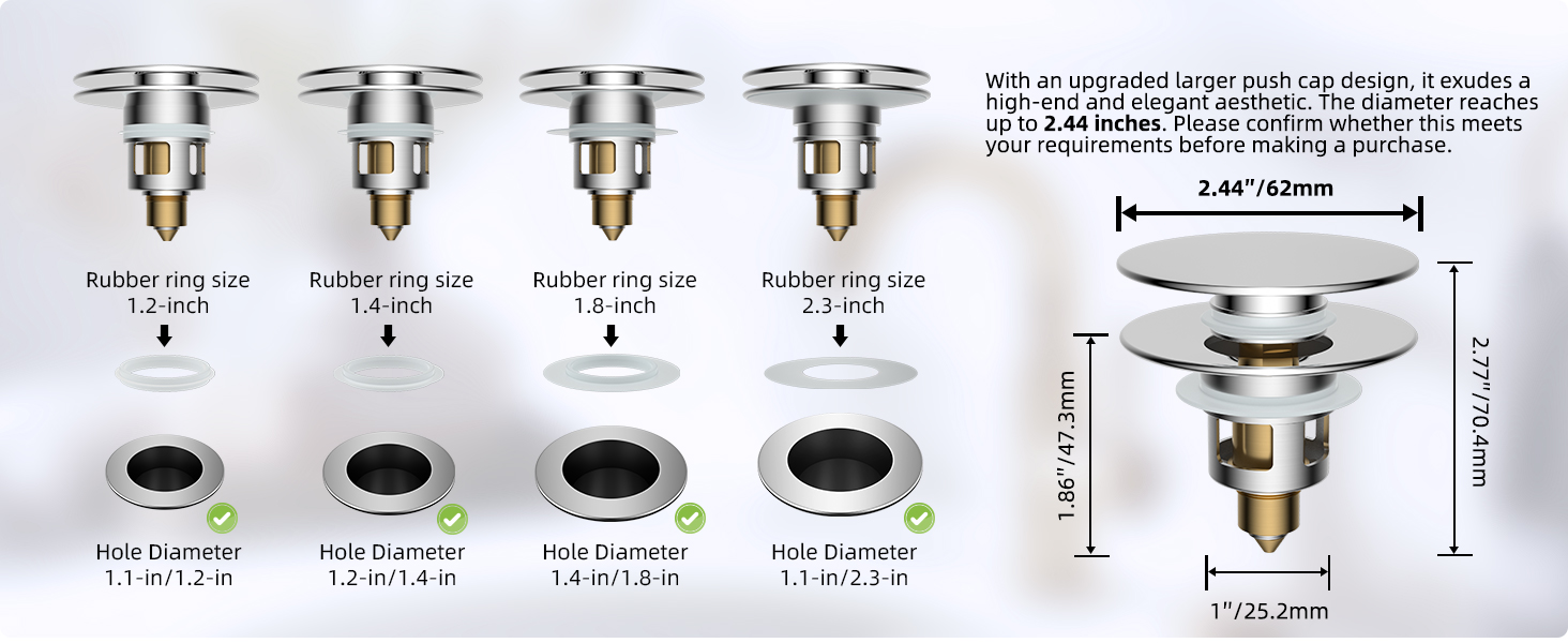 Bathroom sink strainer