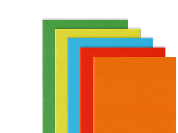 colored paper pocket folders