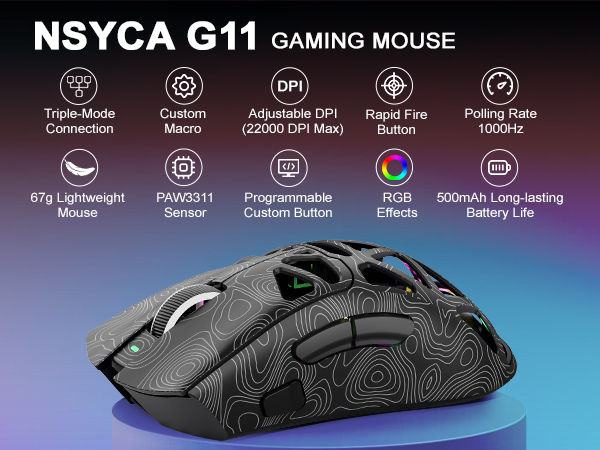 G11 gaming mouse