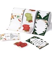 NIIMBOT 3 Roll Set Xmas Labels for B1/B21/ B21Pro Label Maker | for Holiday Season Gifts, Gift Ba...