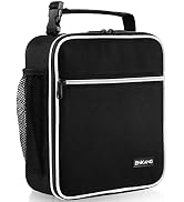 Lunch Box Insulated Lunch Bag - Durable Small Lunch Bag Reusable Adults Tote Bag Lunch Box for Ad...