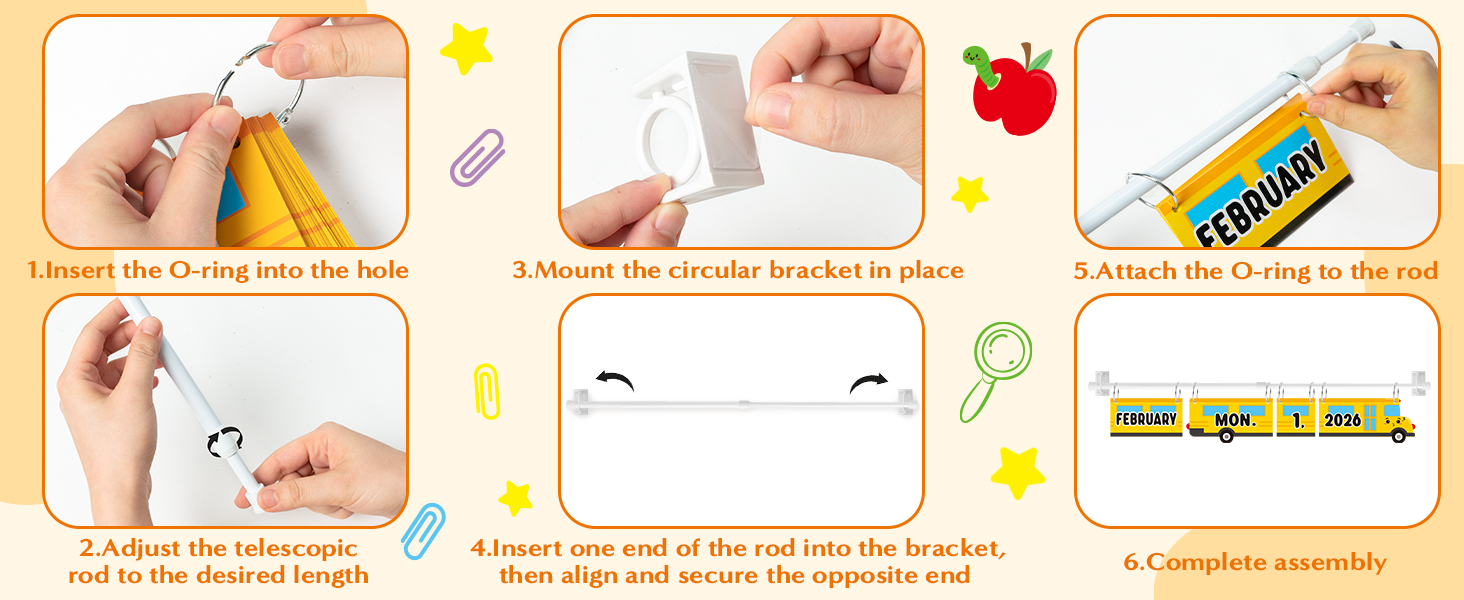 flip calendar with holder 54 date cards