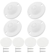 PATIKIL 35 mm Self Adhesive Paste Caster Wheels for Appliance, 4 Set Mini Swivel Wheels Load Capa...