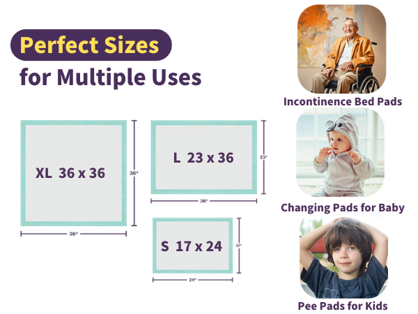 pads disposable bed incontinence adults adult chucks chux underpads beds pee chuck