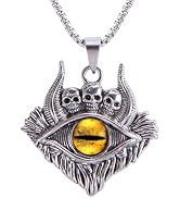Zirloy Necklace for Men and Women, 24 Inches 316L Stainless Steel Punk Necklace, Personalized Cha...