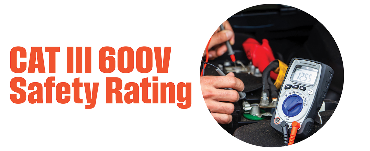 small multimeter cat 3 safety rating